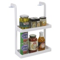 2 Shelf Kitchen Rack Organiser With Suction Caps [994833]