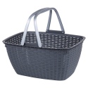 Black Basket With Handles [073959]