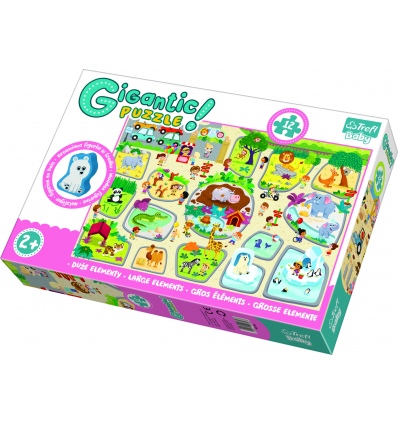 "Gigantic" - ZOO / Trefl Baby Floor Puzzles [90756]