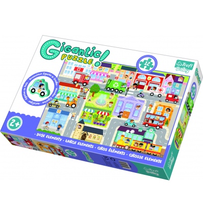 "Gigantic" - In the small town / Trefl Baby Floor Puzzle [90754]