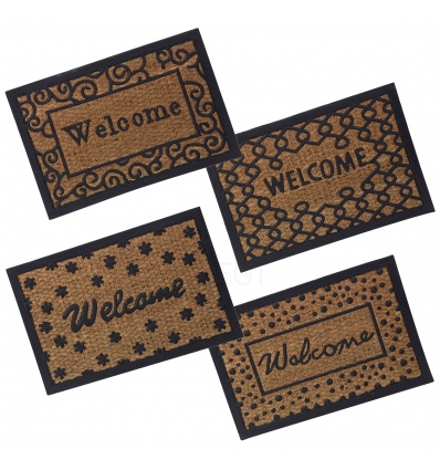 "Welcome" Rubber Doormat 40x60cm  [926371]