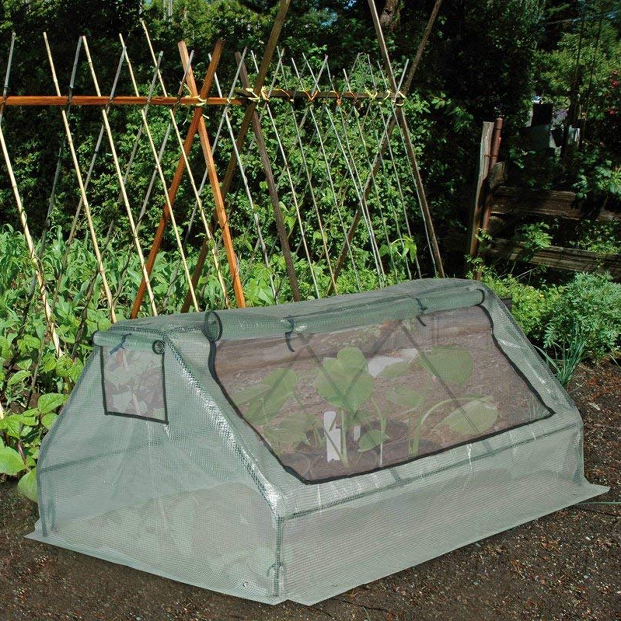 6ft Garden Plant shade Grow Greenhouse Tent Net Mesh House Portable Outdoor