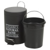 3L Pedal Bin & Toilet Brush [040240]