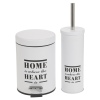 3L Pedal Bin & Toilet Brush [040240]