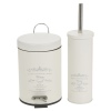 3L Pedal Bin & Toilet Brush [040240]