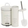 3L Pedal Bin & Toilet Brush [040240]