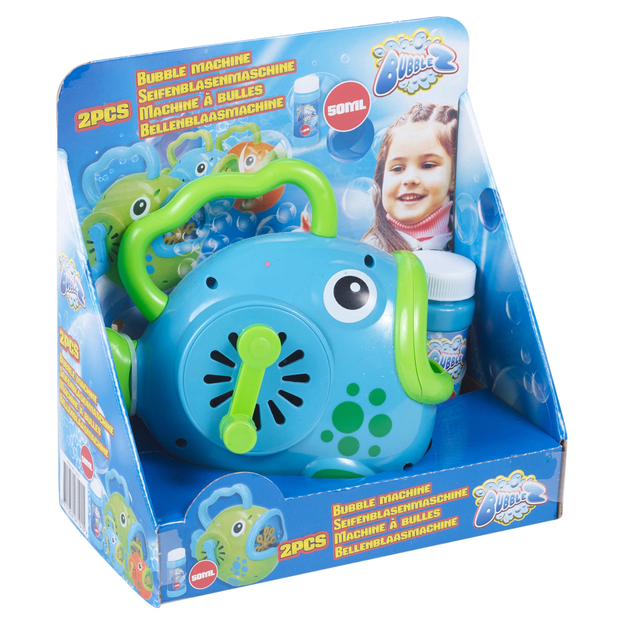 bubble blowing fish toy