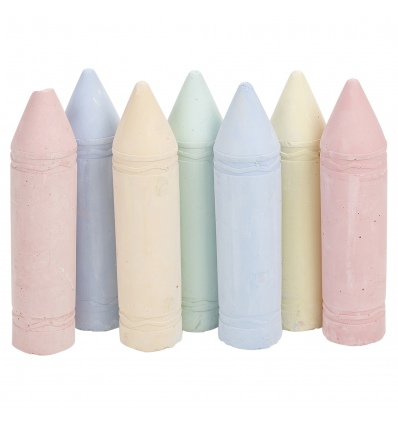 7pc XL chalk Set 19x4x4.5cm [907307]