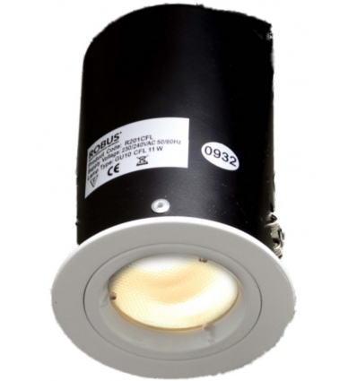 Robus Spring Loaded Enclosed Downlight C/W 5W Cold Cathode Lamp [R201CC-13]