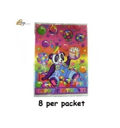 16 Panda Happy Birthday Loot Bags