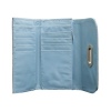 Patent Crocodile Purse Pastel Blue [INT090220BLUE]