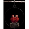 Red Parrot Duo With Sensor 19cm [455075]