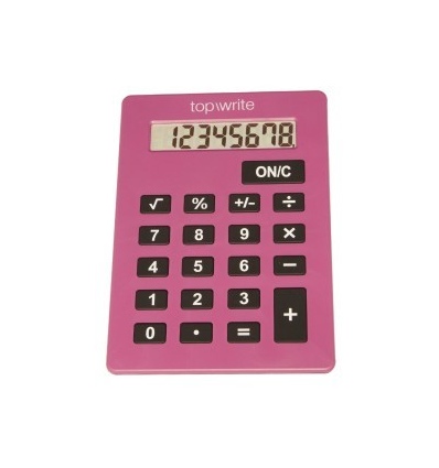 Pink Topwrite Jumbo 8 Digit Calculator [969169]