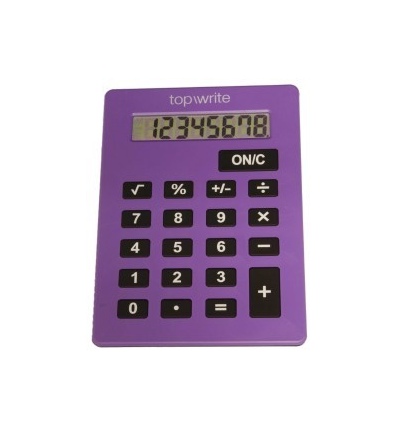 Purple Topwrite Jumbo 8 Digit Calculator [969169]