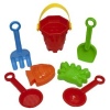 Red Sand Bucket Set 15cm 7pcs [319001]