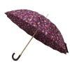 Vogue Automatic Wind Proof Umbrella [Purple Clear Handle]