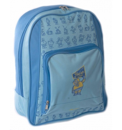 Robot Childrens School Backpack Rucksack [Blue]