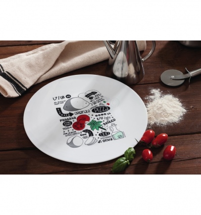 Bormioli Rocco Recipe Design Pizza 33cm Serving Plate [763893]