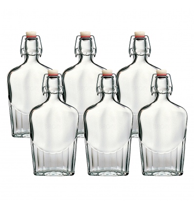 Bormioli Rocco Fiaschetta Clip Lid Whiskey Bottle