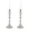 Set of Two 42cm Aluminium Candle Holder [ 390790]