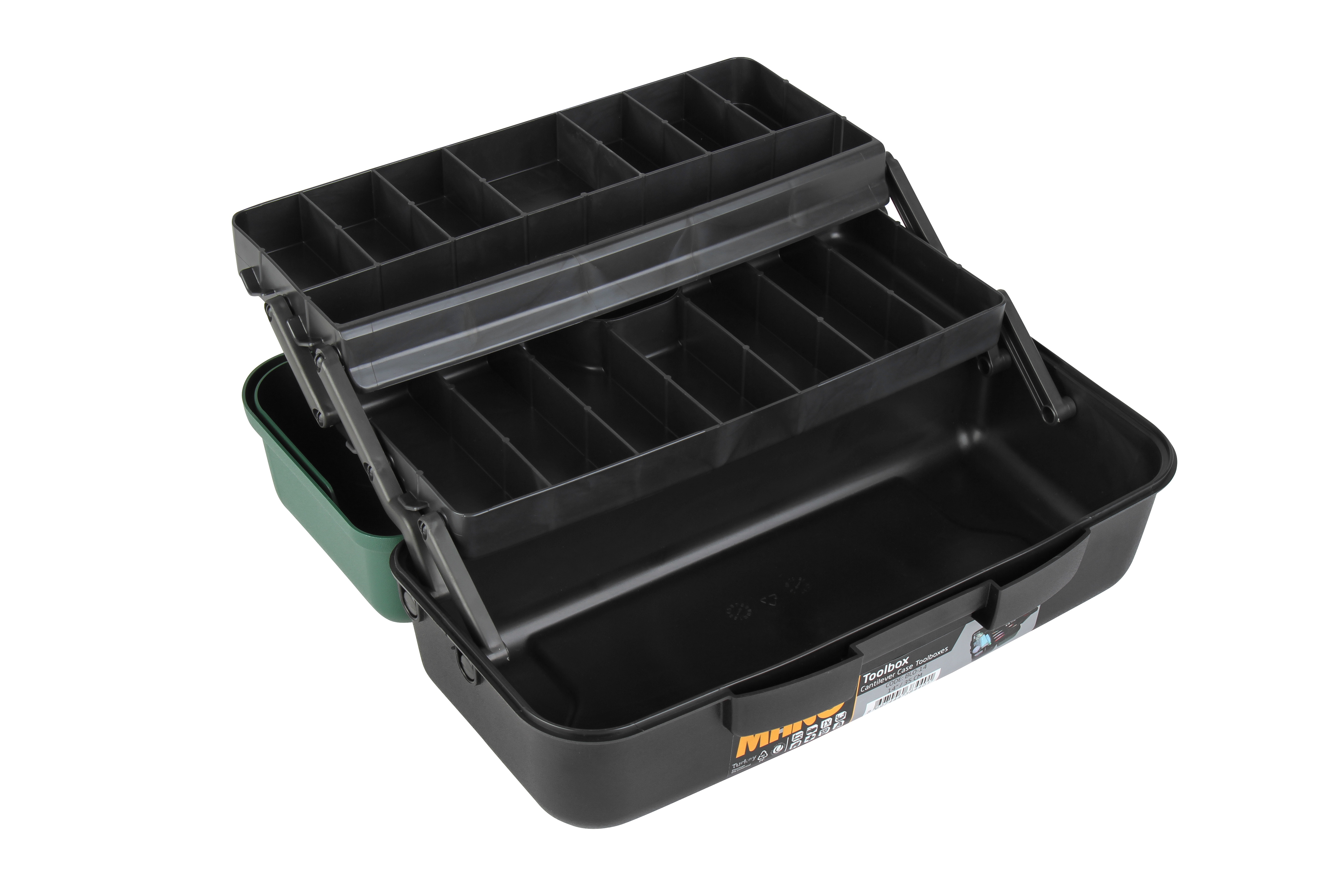 Medium Or Large Tool Box Hobby Storage Case With Extendable Trays Carry