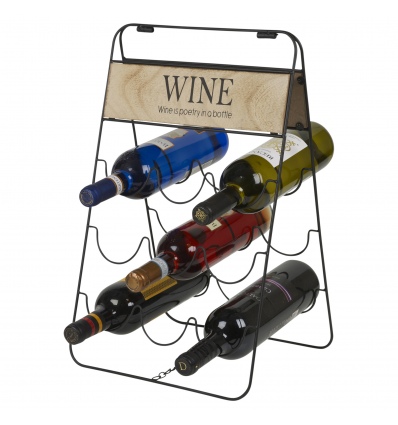 Metal Wire Wine Rack [607864]