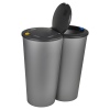 Black Circular Duo Bin [810783]