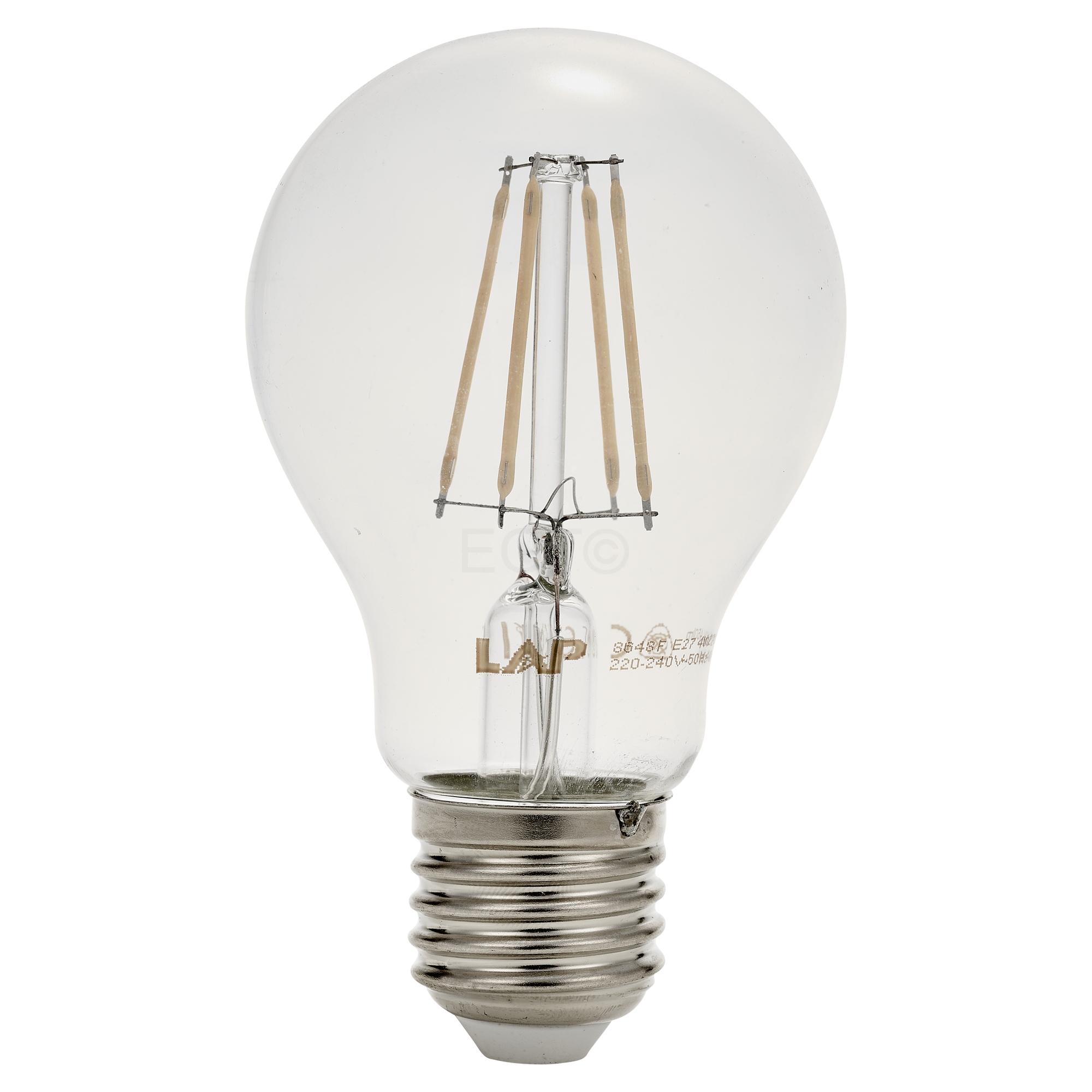 LAP LED Classic GLS Filament Light Bulb 4W Warm White Edison Screw A++ Rated ES eBay