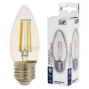 LAP Dimmable LED Candle Filament Bulb 4W Warm White [013144][SDFL416]