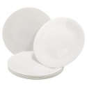 Set of 6 White Moon Dessert Plates [120379]