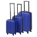 Dunlop Wheeled Suitcase Set of 3 Blue 18/22/26" [417127]