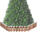 Christmas Garden & Tree Wooden Border Fence [615029]