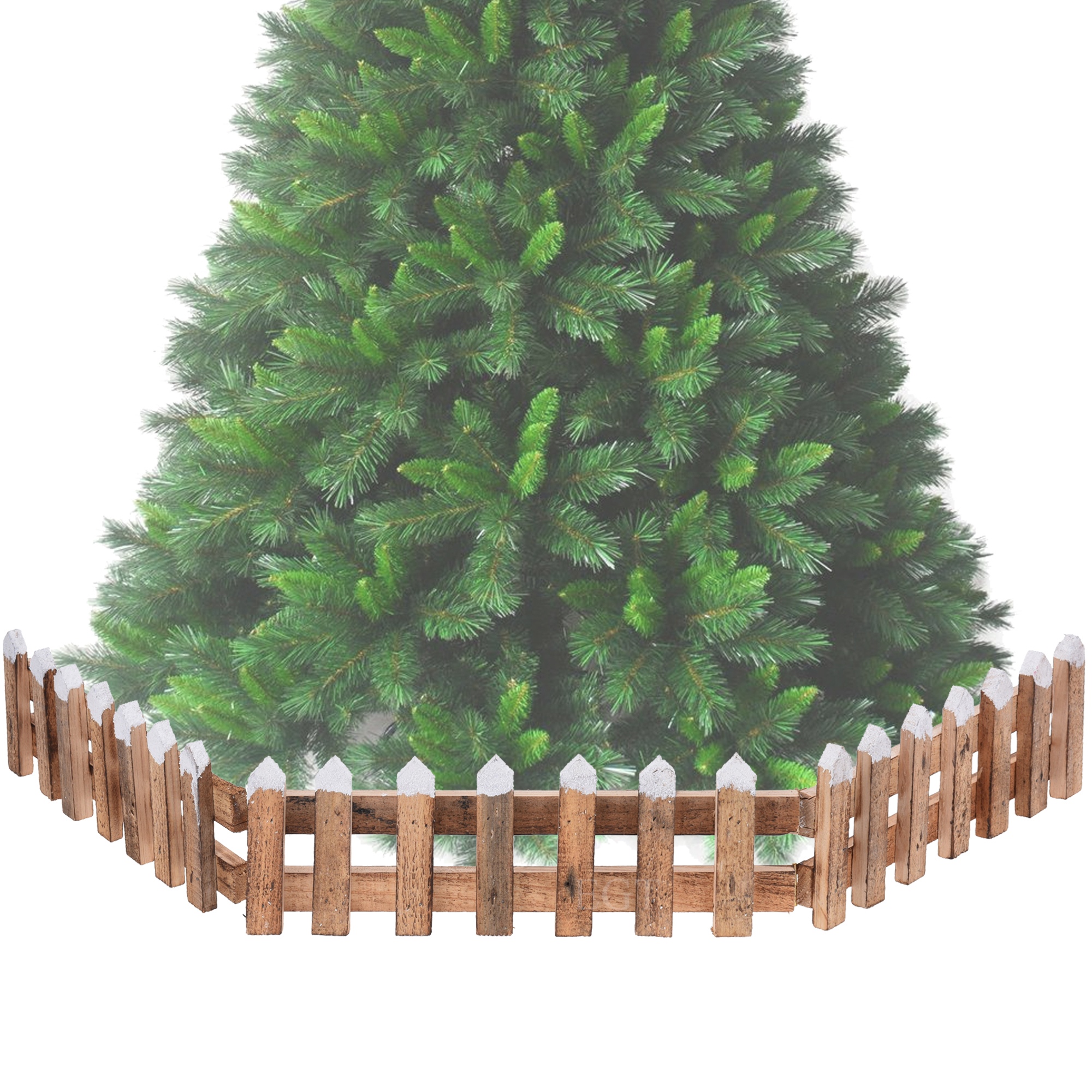 Recinto Albero Di Natale Ikea.1 O 2 Snow Recinzione In Legno Per Giardino Albero Di Natale Xmas Gonna Stand Cover Decor Ebay