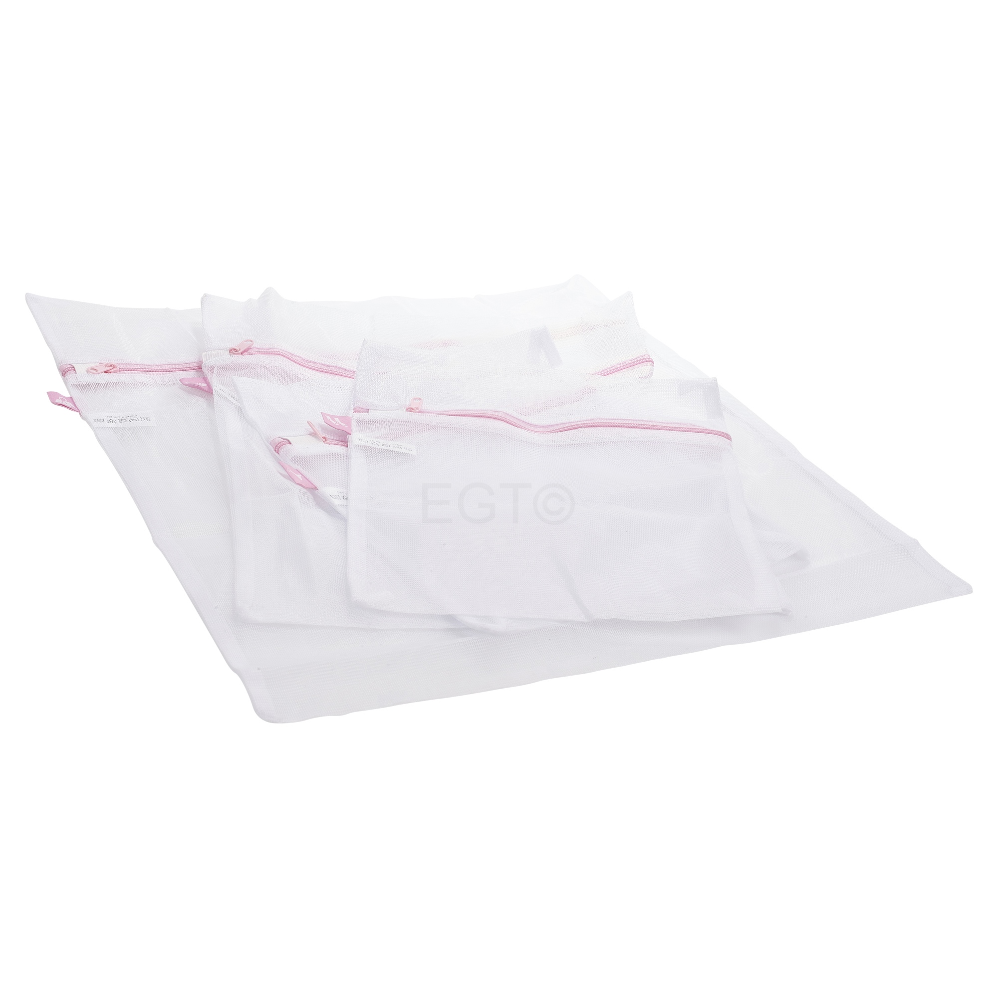 3x Laundry Washing Mesh Net Zipped Wash Bag Lingerie Underwear Bra Clothes Sock