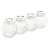 Set of 4 Glass Storage Jars [295732]