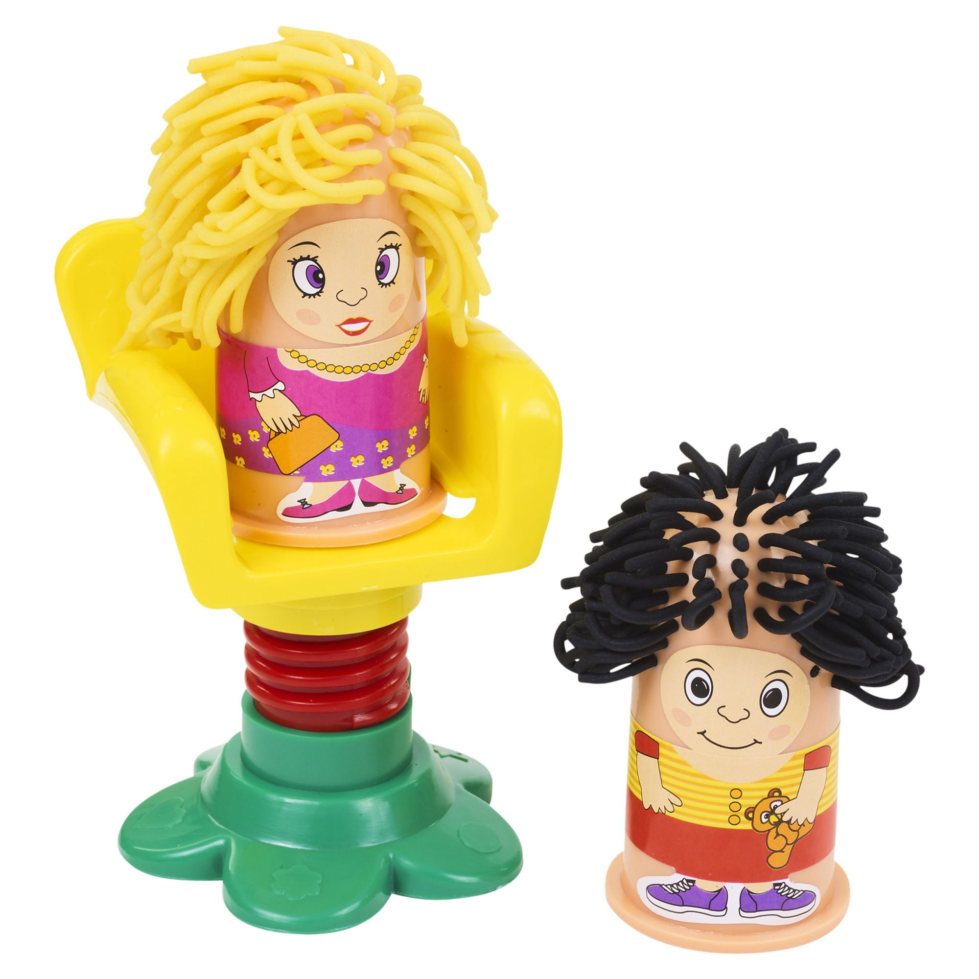 play dough hair