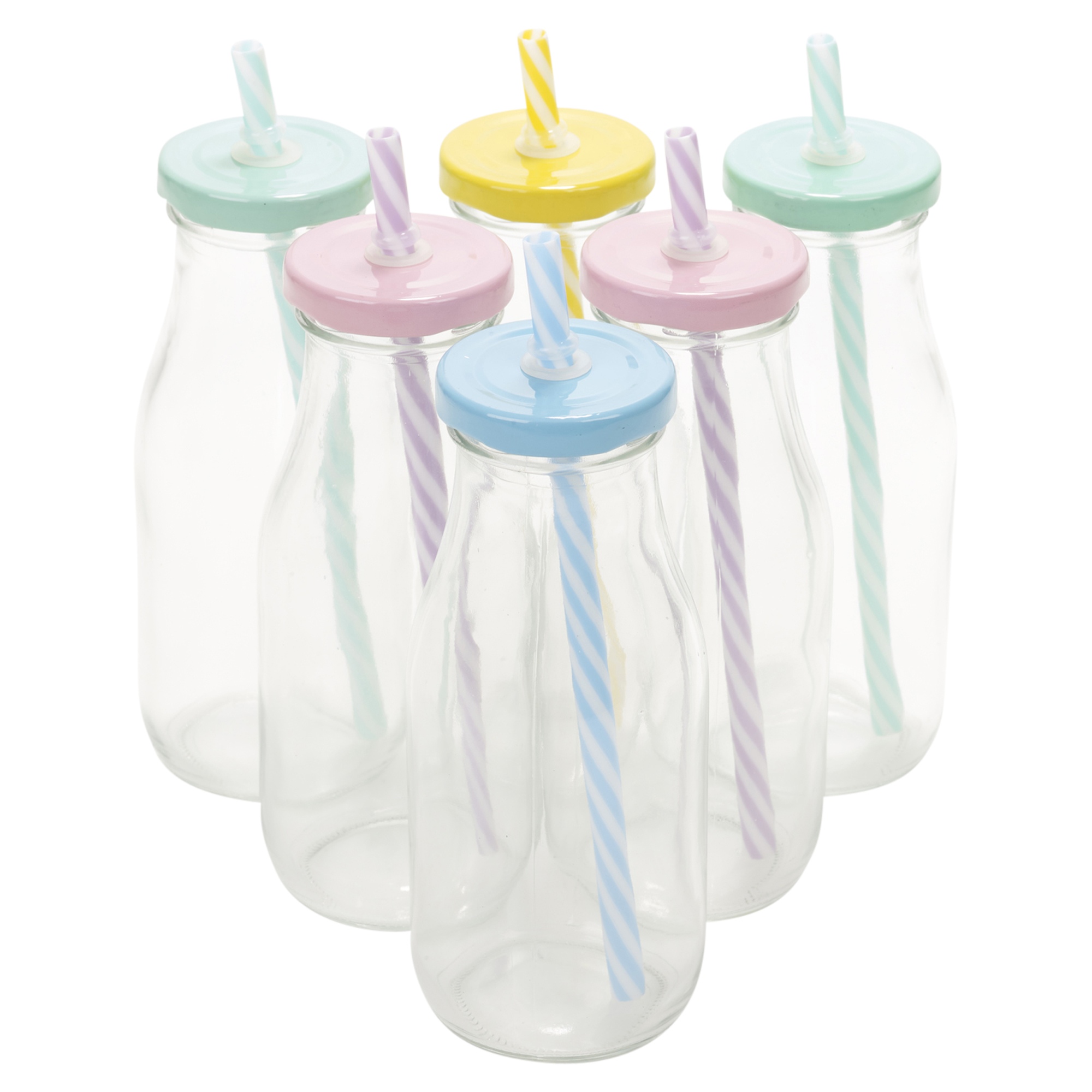 bottle lid with straw