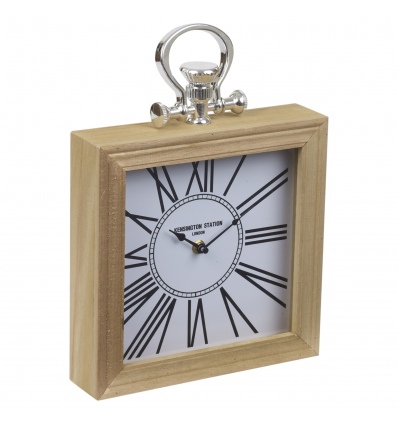 H&S Vintage Square Table Clock [232288]