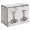 Set of 2 Aluminium Candle Holder 85MM [390721]