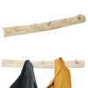 Teak 5 Hook Coat Rack [400991]