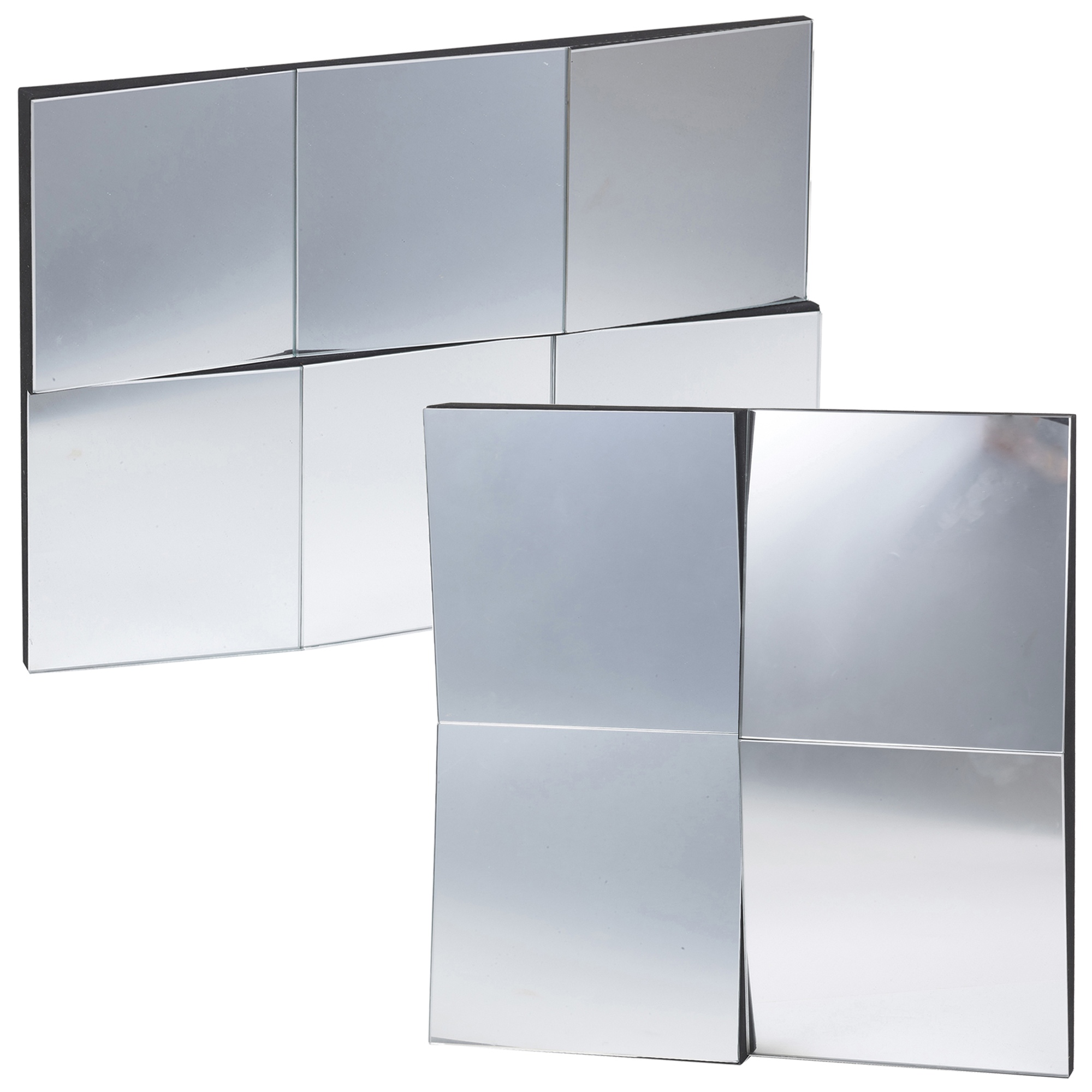 Details About Multi Faceted Wall Mountable Hanging Mirror Rectangle Square Bedroom Hallway New