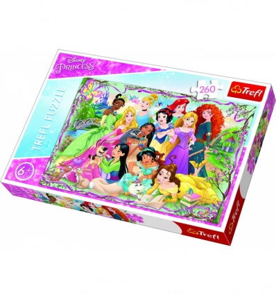 Puzzles "260" - Princesses meeting / Disney Princess [13242]