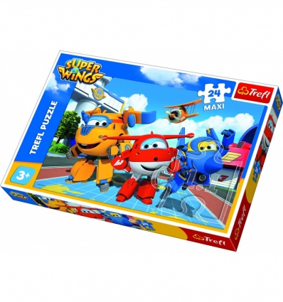 Puzzles - "24 Maxi" - Happy planes / CJ E&M Super Wings [14252]