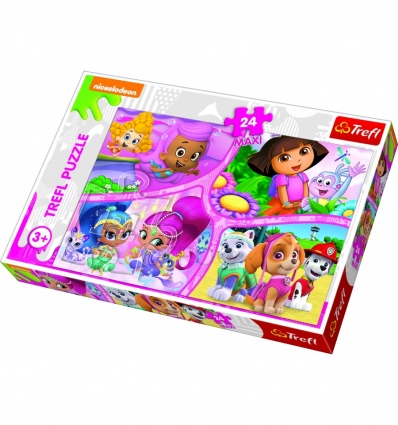 Puzzles - "24 Maxi" - Ready for adventure / Viacom Nick Jr Multi-Property [14260]