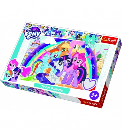 Puzzles - "24 Maxi" - Happy ponies / Hasbro, My Little Pony [14269]