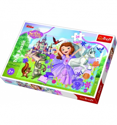 Puzzles "24 Maxi" - Colorful world of Sofia / Disney Sofia the First [14270]