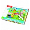 Puzzles - "15 Maxi" - Picnic with friends / Mattel Fisher-Price [14286]