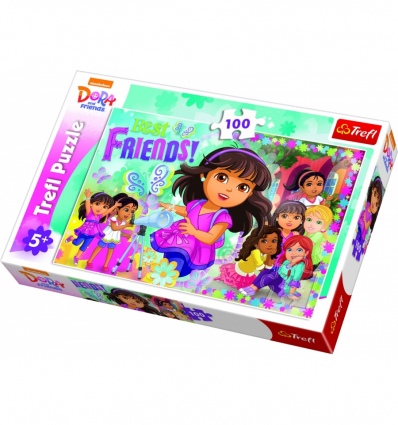 Puzzles - "100" - Adventure awaits / Viacom Dora and Friends [16311]