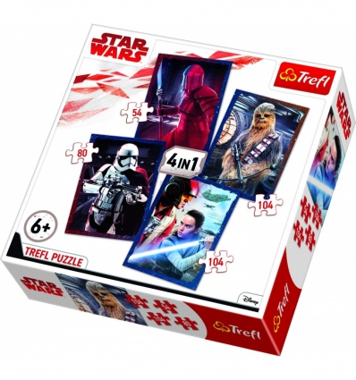 Puzzles - "4in1" - Ready for battle / Lucasfilm Star Wars Episode VIII [34277]