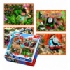 Puzzles - 4in1 - Travels around the world / Thomas and Friends [34300]